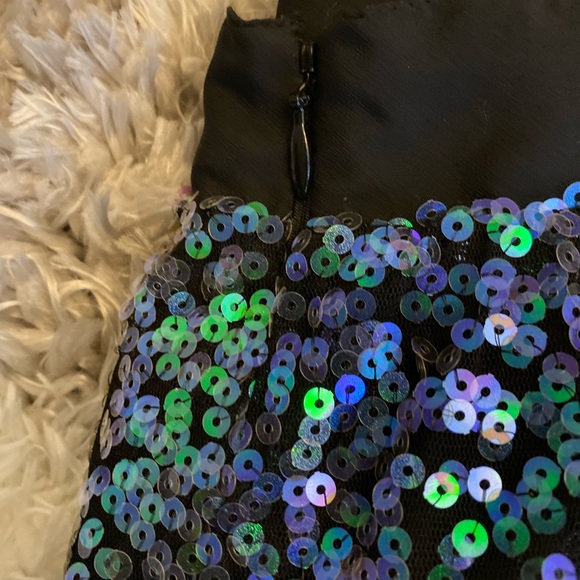 Vintage Sequin Shorts BCBGeneration High Waist iridescent - Picture 4 of 4